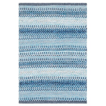Safavieh 5 x 8 ft. Kilim Contemporary Rectangle Rug Grey & Blue KLM475F-5